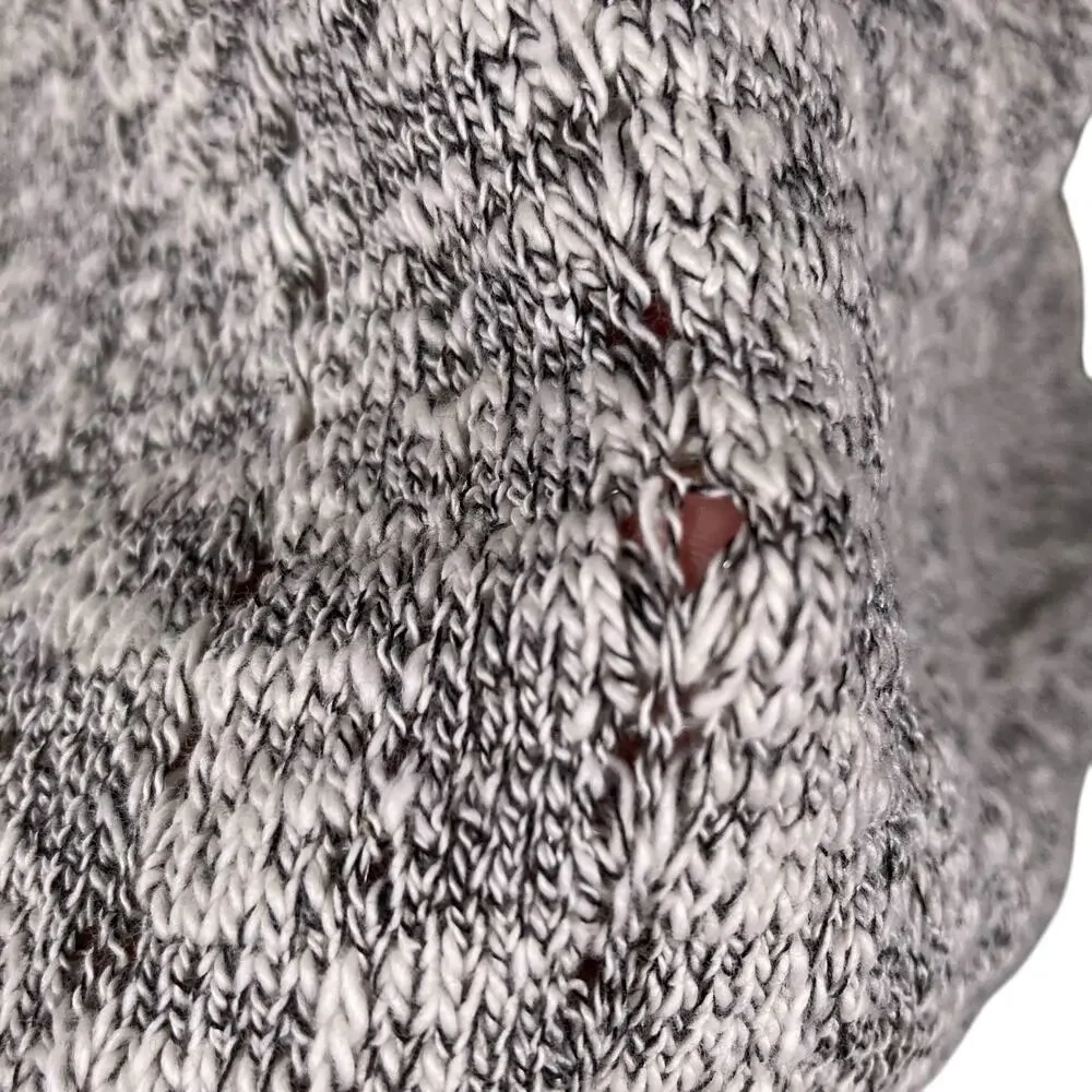 NWT Sage Boho Open Lace Front Ruffle Peasant Coquette Cream Gray Top Size Small - Picture 13 of 16